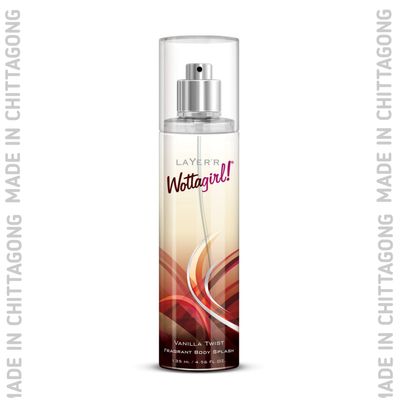 Buy Layer'r Wottagirl Vanilla Twist Body Spray for Women - 135ml |_img_2