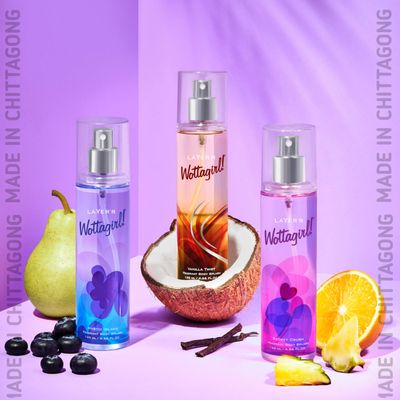 Buy Layer'r Wottagirl Vanilla Twist Body Spray for Women - 135ml |_img_4