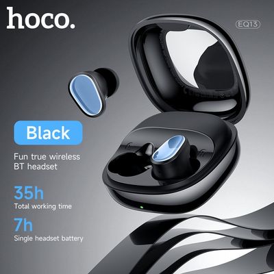 HOCO EQ13 True Wireless Bluetooth Earphone-Black Color ব্লুটুথ ইয়ারফোন।_img_0