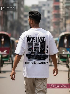 0S13 Mustang Oversized T-shirt_img_1