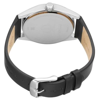 Titan Quartz Analog Multicoloured Dial Leather Strap Watch for Men (NS1729SL04) পুরুষদের জন্য টাইটান কোয়ার্টজ এনালগ বহু রঙের ডায়াল লেদার স্ট্র্যাপ ওয়াচ (NS1729SL04) ।_img_1