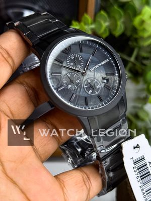 EMPORIO ARMANI CHRONOGRAPH QUARTZ BLACK DIAL MEN'S WATCH AR11275_img_2