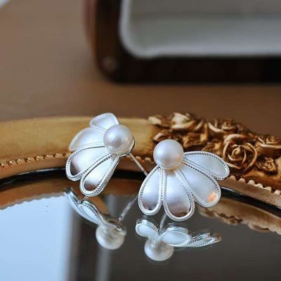 New Chinese style flower petal earrings_img_2