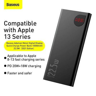 Baseus Power Bank 20000mAh Adman 22.5W 3.0 Fast Charging Power Bank External Battery Charger Travel Portable Charger For SmartPhone_img_6