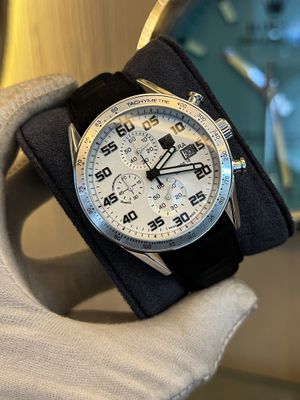 Tag Heuer calibre 16 Black Belt White Dial_img_0