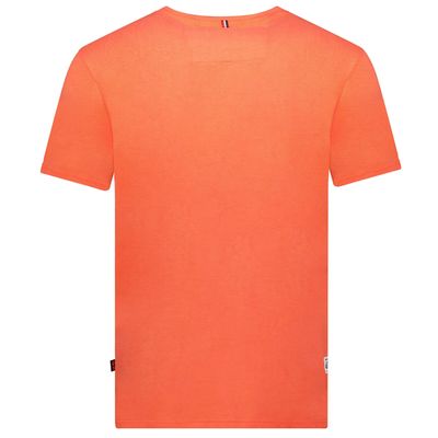 T-Shirt Men Short Sleeve with Coral Flag_img_1