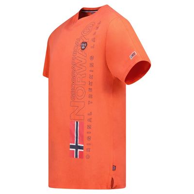 T-Shirt Men Short Sleeve with Coral Flag_img_2