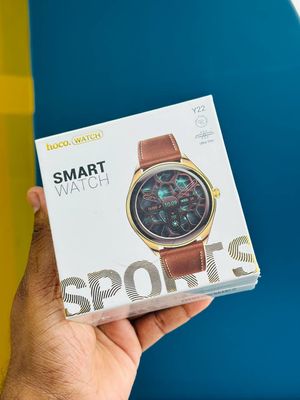 HOCO Y22 AMOLED Bluetooth Sports Smart Watch-Black Color_img_1