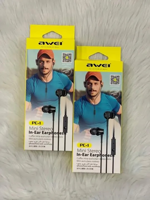 Awei PC-1 Earphones Headphones Mini Stereo In-Ear Earphone 3.5mm Aux Jack Earbuds_img_1