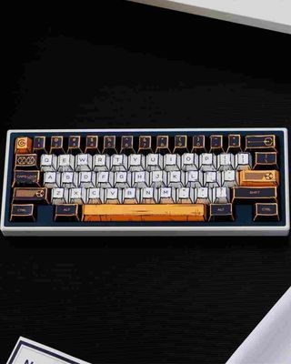 Comic Styled Virtual War PBT 78 Keys Keycaps Set_img_0