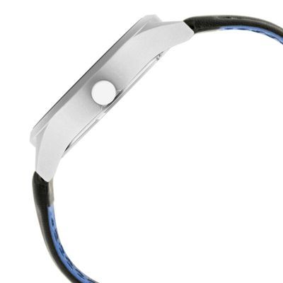Fastrack NN3205TL02 Titanium Quartz Analog Date Grey Dial Leather Strap Watch_img_1