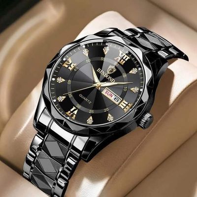 BINBOND Original Men’s Luxury Dual Calendar Quartz Wrist Watch_img_0