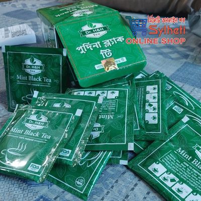 Mint Black Tea - 30 Tea Bags- Dr. H&H_img_3