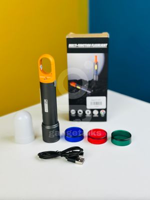 GearUP K57 Multifunctional Rechargeable Torch, Flashlight Zoomable LED Flashlight_img_0