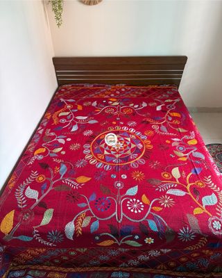 Premium Aarong Nokshikatha - Maroon_img_1