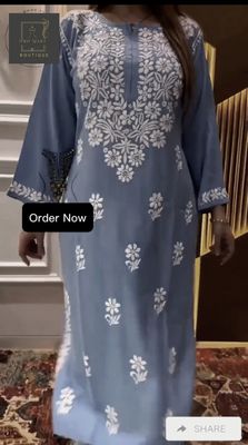 Powder Blue Lakhnow TWO PIECE SET_img_0