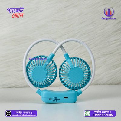 Folding Mini Neck Fan Rechargeable Fan Portable Fan Hand Free S13-F1193💥_img_3