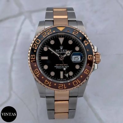 Rolex GMT MASTER Chain Two Tone Root Beer_img_0