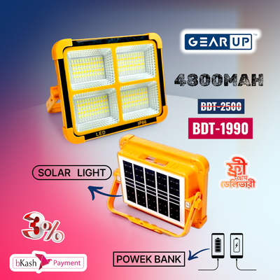 GearUP solar led light flood light SFL-100_img_0