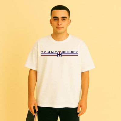 Tommy HilfFiger Drop Shoulder T shirt._img_0