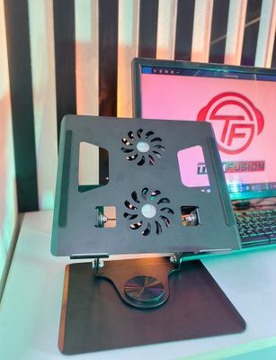 Laptop Stand with Double cooler fan - YL906_img_1