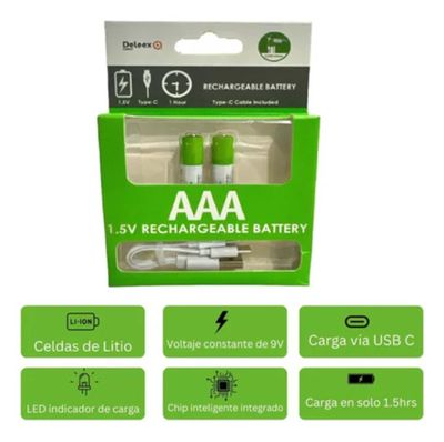 Smarttool Rechargeable Battery Set AAA_img_1