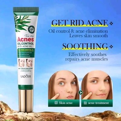 SADOER Tea Tree Acne Oil Control Face Gel_img_1