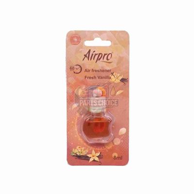 AIRPRO FRESH VANILLA HANGING BOTTLE AUTO AIR FRESHENER 8ML_img_0