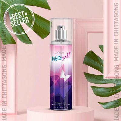 Layer'r Wottagirl Amber Kiss Body Splash - 135ml_img_1