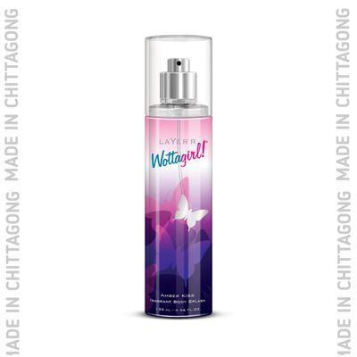 Layer'r Wottagirl Amber Kiss Body Splash - 135ml_img_2
