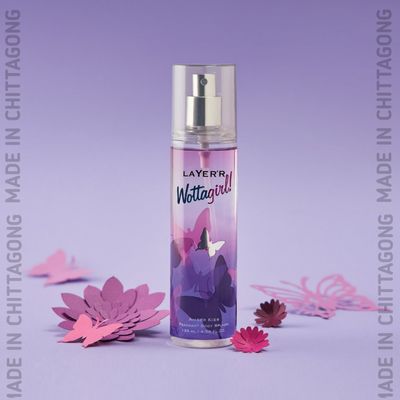 Layer'r Wottagirl Amber Kiss Body Splash - 135ml_img_0