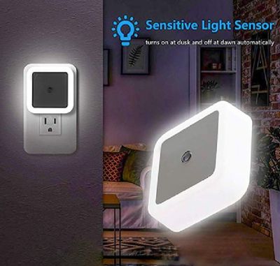 Night Light Auto On/Off Mini Wall LED Night Light Bedroom Nightlight_img_2