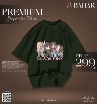 Oversized T-Shirt (Black Pink)_img_5