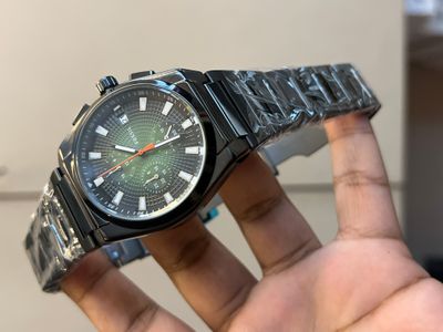 FOSSIL CH QUARTZ FULL BLACK GREEN DIAL_img_0