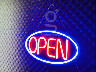 GearUP OPEN10 Neon Business Sign For Shop, Restaurant, Pharmacy, Cafe_img_1