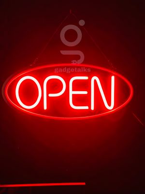 GearUP OPEN10 Neon Business Sign For Shop, Restaurant, Pharmacy, Cafe_img_2