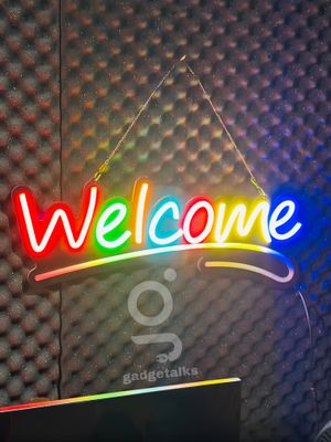 GearUP WELCOME10 Neon Sign For Greetings at Shop, Restaurant , Pharmacy, Cafe_img_2