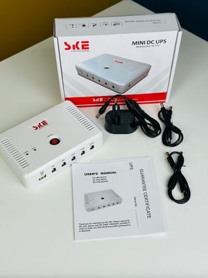SKE SK616 Mini UPS For Wifi Router + ONU + IP Cam/CC Cam ( 13,200mAh With 5 Output) ওয়াইফাই রাউটারের জন্য SKE SK616 Mini UPS ONU IP Cam/CC Cam (5 আউটপুট সহ 13,200mAh) ।_img_0