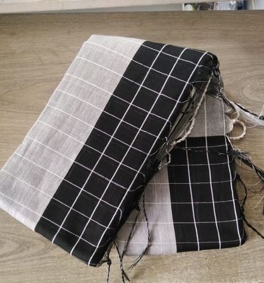 Black & White Halfsilk Saree for Women_img_2