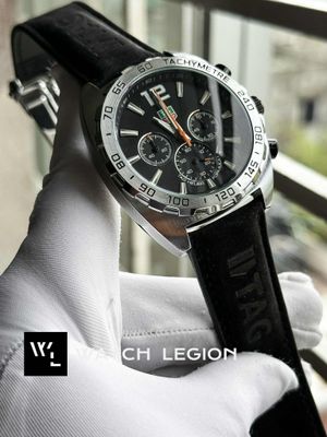 TAG BELT ANNIVERSARY PLAIN SILVER CASE BLACK DIAL BLACK BELT_img_0
