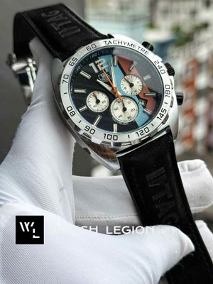 TAG BELT ANNIVERSARY GULF SILVER CASE BLACK DIAL BLACK BELT_img_0