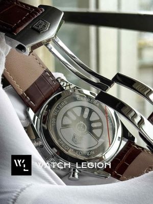 TAG BELT 1969 BROWN BELT SILVER CASE WHITE DIAL_img_3
