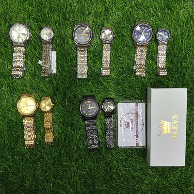 Butter Fly Lock OLEVS Watch for Women Silver Blue_img_1