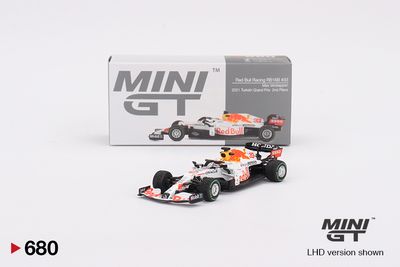 Mini GT 680 Red Bull RB16B #33 Max Verstappen 2021 Turkish Grand Prix 2nd Place_img_0