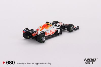 Mini GT 680 Red Bull RB16B #33 Max Verstappen 2021 Turkish Grand Prix 2nd Place_img_3