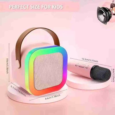 K12 Bluethooth Speaker with wireless Karaoke Mic_img_3