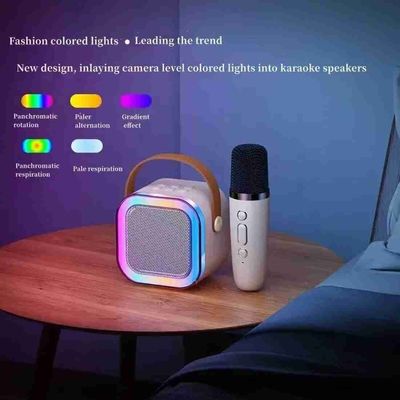 K12 Bluethooth Speaker with wireless Karaoke Mic_img_1