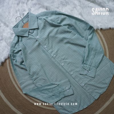 Teal Line - Old Money Full Sleeve Shirt_img_1