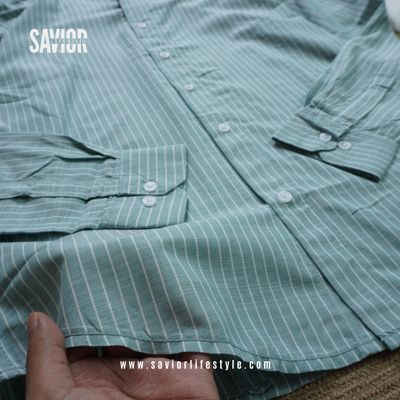Teal Line - Old Money Full Sleeve Shirt_img_3