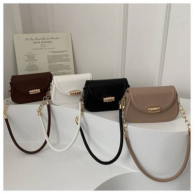 Solid party casual shoulder bag_img_0